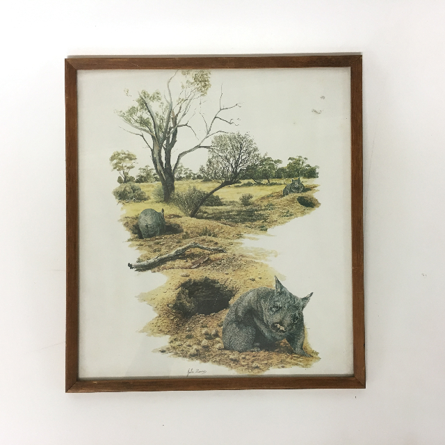 ARTWORK, Australiana - Wombat